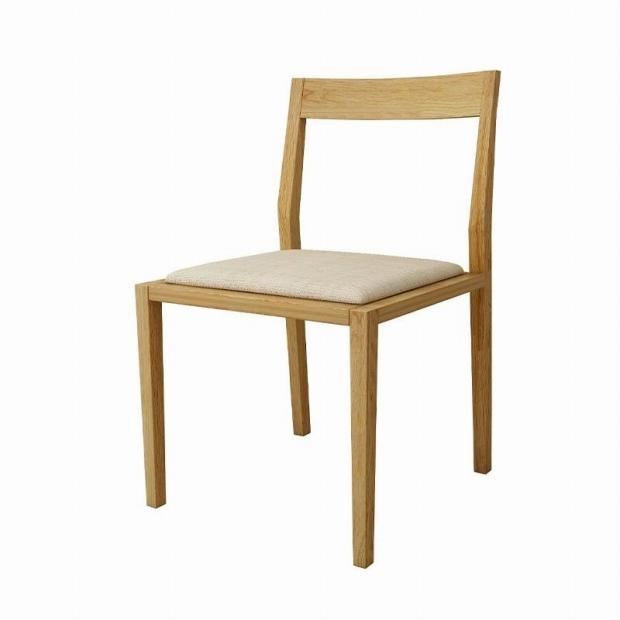 【開梱設置】高野木工 キールチェアWO 肘なし（座面：CHART3ライトクリーム）【10年保証】