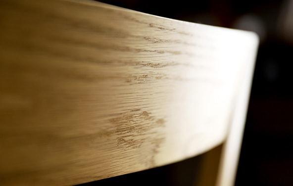 【開梱設置】高野木工 キールチェアWO 肘付き（座面：CHART3モクランイエロー）【10年保証】