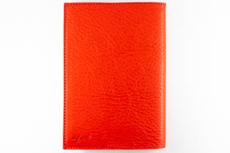 maf pinto (マフ ピント) レザーブックカバー四六判ハードカバーサイズ（レギュラーモデル）【レッドシュリンク】