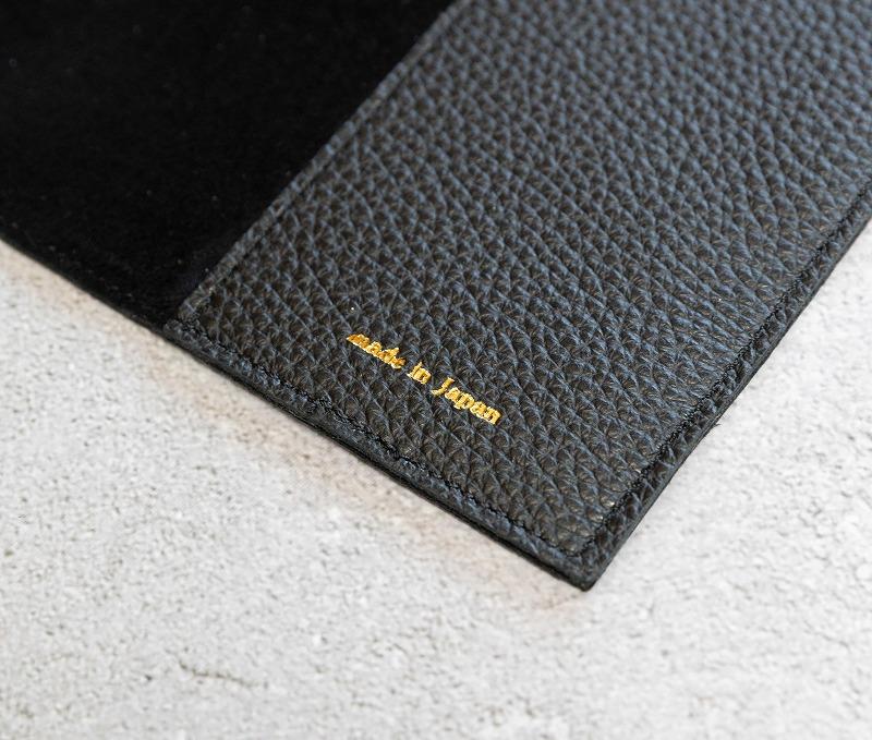 maf pinto (マフ ピント) ノートカバー B5サイズ ブラック ADRIA LINE レザー 本革 日本製