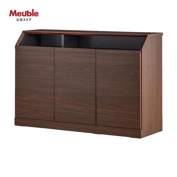 it イット 120cm サイドボード ＜ブラウン＞ 【モーブル】【大川家具】