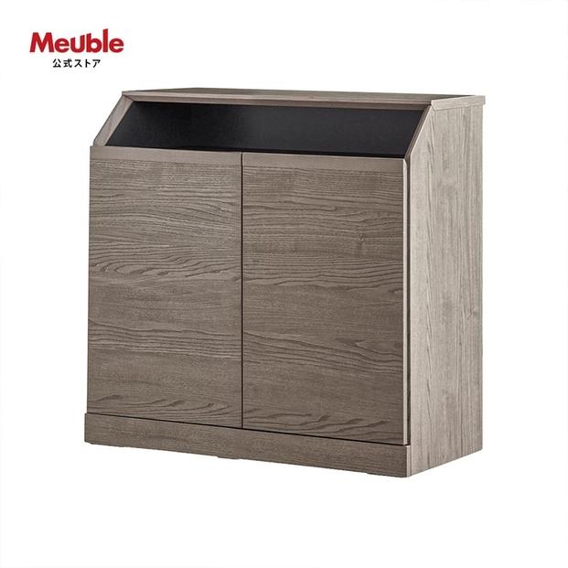 it イット 80cm サイドボード ＜グレー＞ 【モーブル】【大川家具】