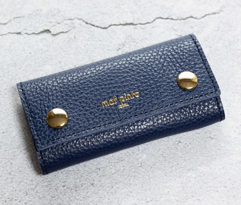maf pinto (マフ ピント) キーケース ネイビー ADRIA LINE レザー 本革 日本製