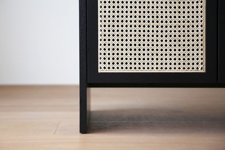 【開梱設置】高野木工 ブレス 80キャビネット ブラック【10年保証】