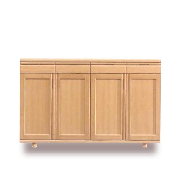 大川家具　シューズボックス　やぐら1600Lバーチ　幅160cm  靴箱 収納【3材質】