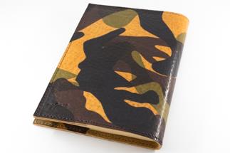 レザーブックカバー四六判サイズ（レギュラーモデル） 【カモフラージュライト】