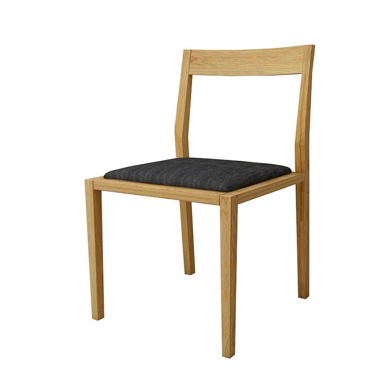 【開梱設置】高野木工 キールチェアWO 肘なし（座面：CHART7ブラック）【10年保証】