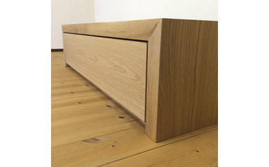 【120TVボード　オーク120cm/オーク・オイルフィニッシュ】扉を閉めたままでもリモコンが効く、天然木オーク材のテレビボード 家具 テレビ台 テレビボード TVボード AVボード 棚 リビングボード サイドボード ローボード MUFactory