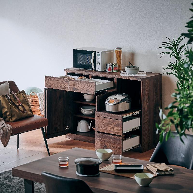 ãChatraïŒãã£ãã© å¹
120cmã«ãŠã³ã¿ãŒ ããã¥ã©ã«ãâ
ã·ã³ãã«ã§ãéšå±ã«åãããããã«ãŠã³ã¿ãŒããŒã