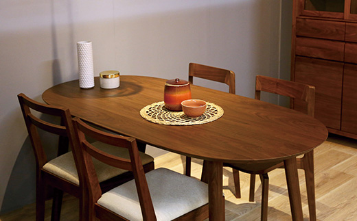 高野木工 ルーベ 180×90ダイニングテーブル ウォルナット