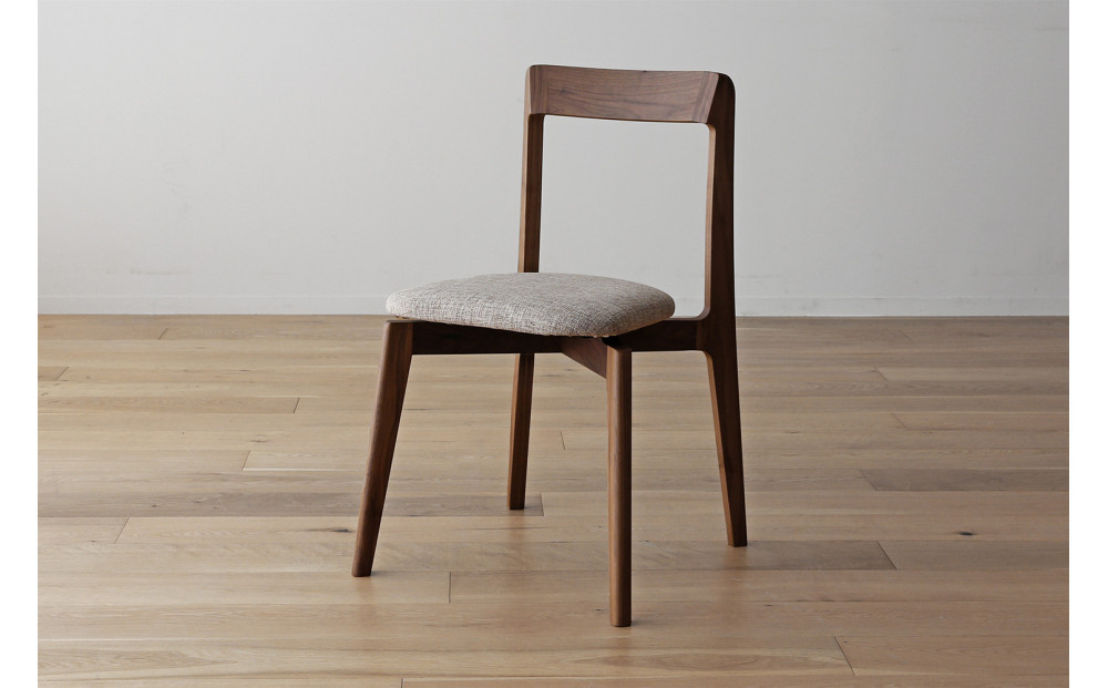 【開梱設置】高野木工 RIALTO CHAIR リアルト チェア ウォルナット 布座 【10年保証】