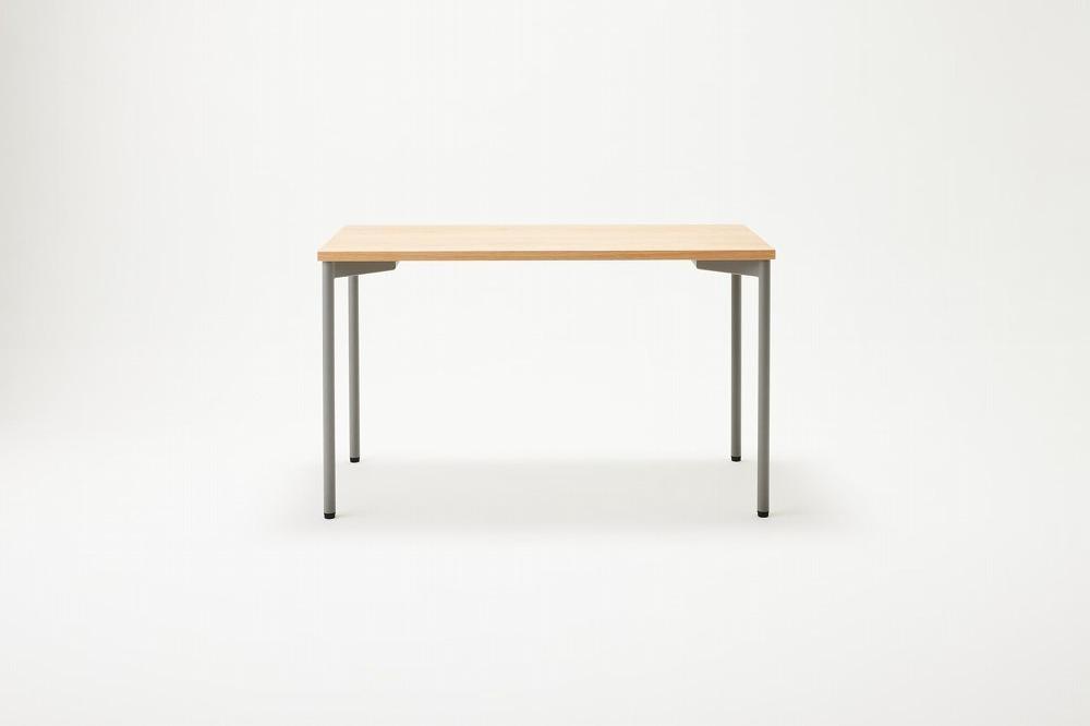 パソコンデスク シンプル デスク WAAKdesk TypeA 120 天板オーク | 脚グレー