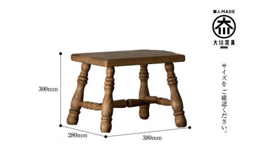 H30 角スツール　アーミッシュ色