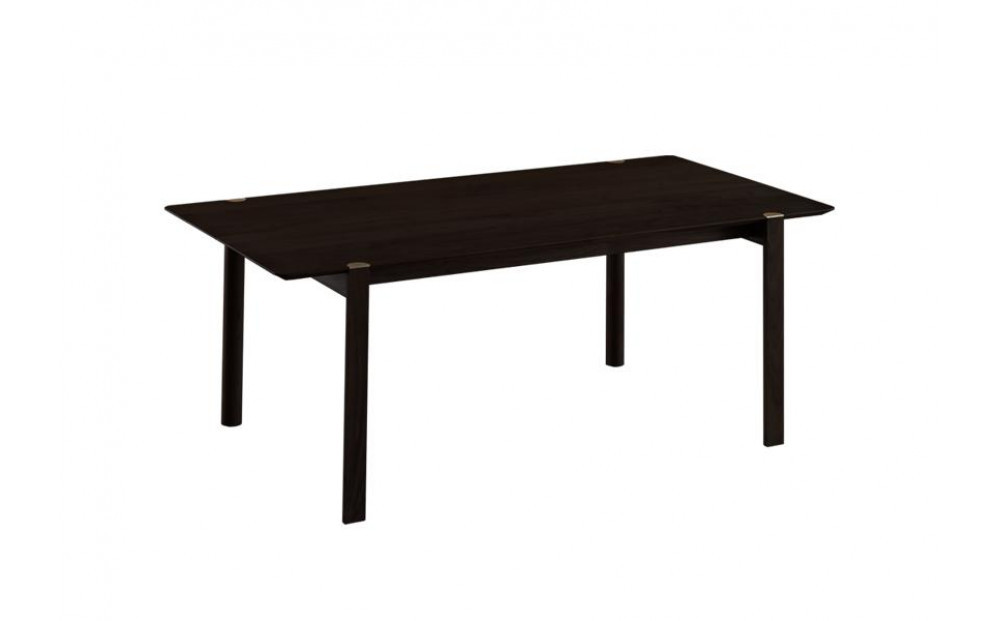 【開梱設置】高野木工 LAITON レトン ダイニングテーブル ホワイトオーク／黒塗装 W180×D90【10年保証】