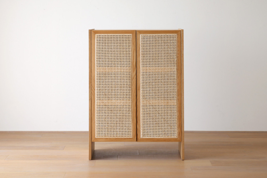 【開梱設置】高野木工 ブレス 80キャビネット オーク【10年保証】