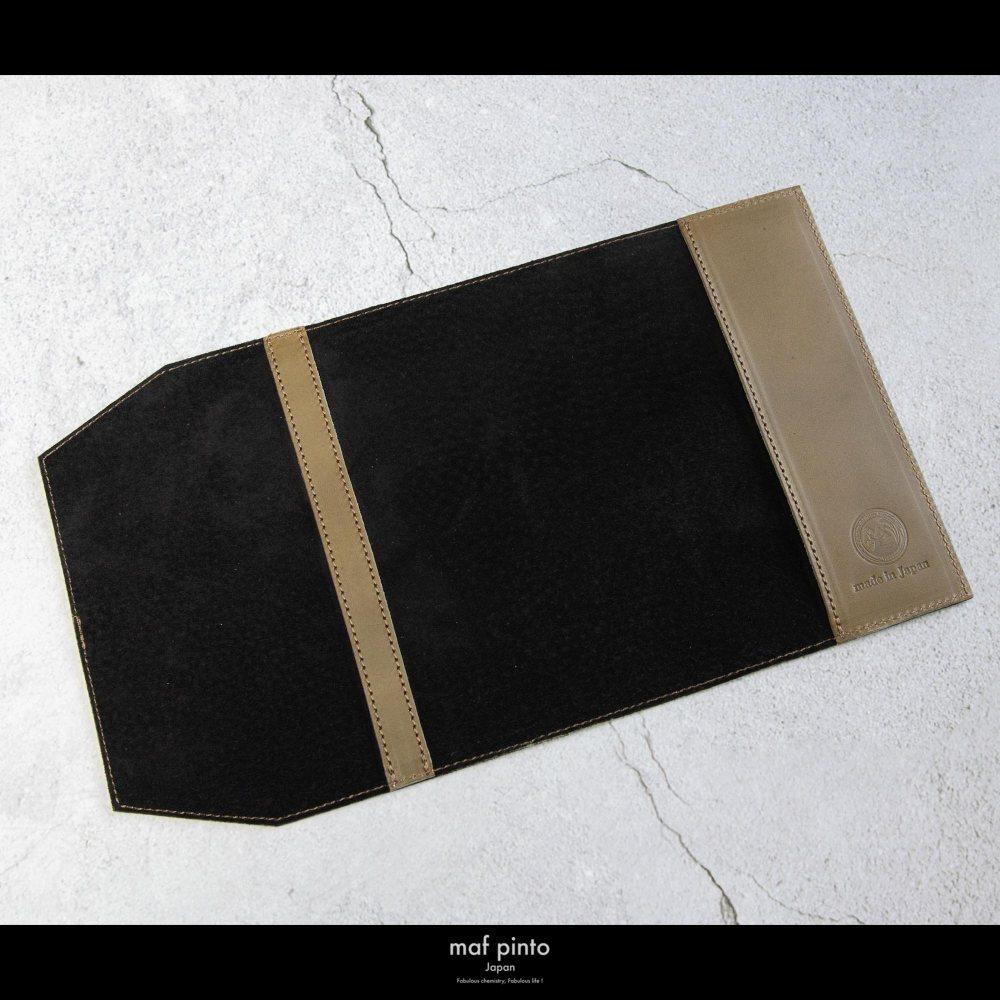 maf pinto (マフ ピント) レザーブックカバー 新書サイズ オリーブ 本革 日本製