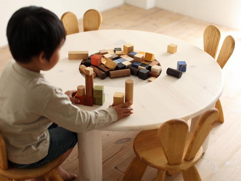 ピッコロ ジョカーレサークルテーブル119ハイ：キッズグリーン