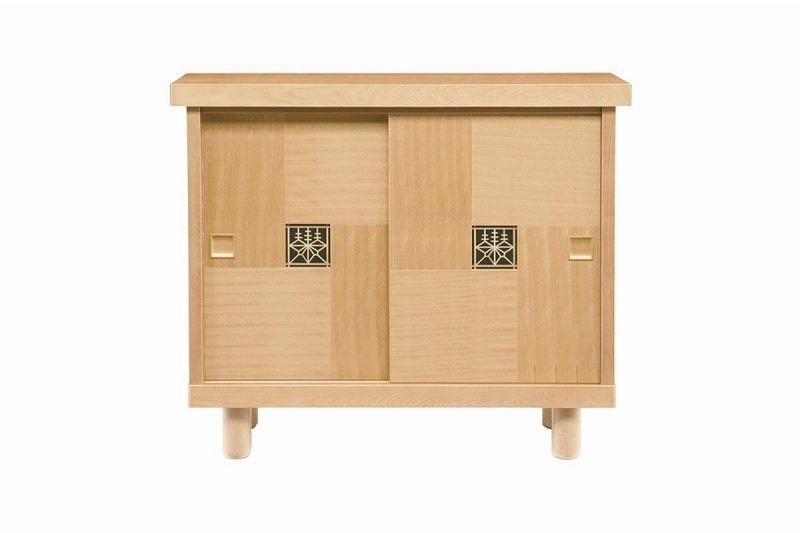 【幅120 奥行43 高さ87】啓匠120下駄箱（サクラ）