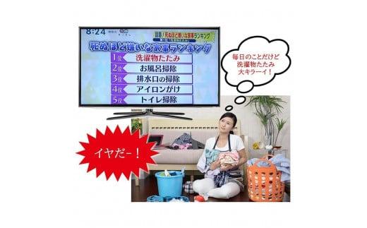 ランドリー収納 薄型 ランドリーラック ラク家事 収納（幅55cmレノアリセット）ハンガー収納 スリム 国産 完成品 ランドリーチェスト 洗面所 収納