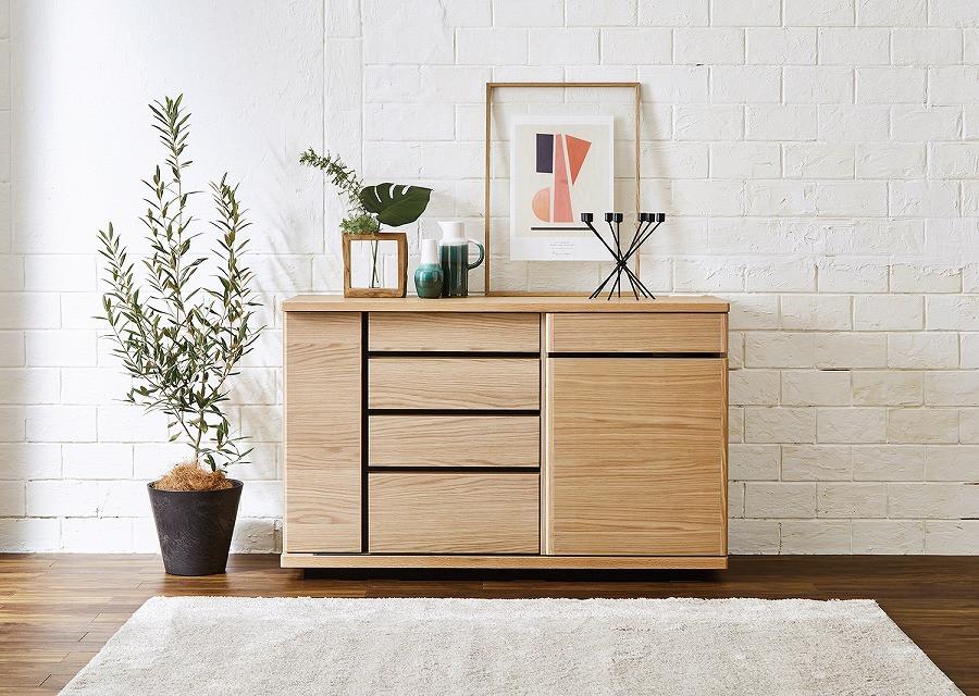 ストレージ 180サイドボード【オークナチュラル】