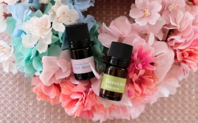 アロマオイル 春 スプリング 2本 セット ～季節の香る オリジナルブレンド アロマ エッセンシャルオイルセット 雑貨 日用品