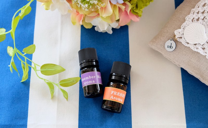 アロマオイル 夏 サマー 2本 セット ～季節の香る オリジナルブレンド アロマ エッセンシャルオイルセット 雑貨 日用品