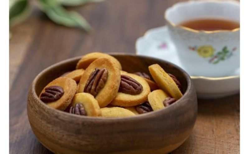 【低糖質】手作りまるごとペカンバタークッキー スイーツ デザート お菓子 焼菓子 砂糖不使用 小麦粉不使用 濃厚 食べやすい 糖質制限 サクサク 健康管理