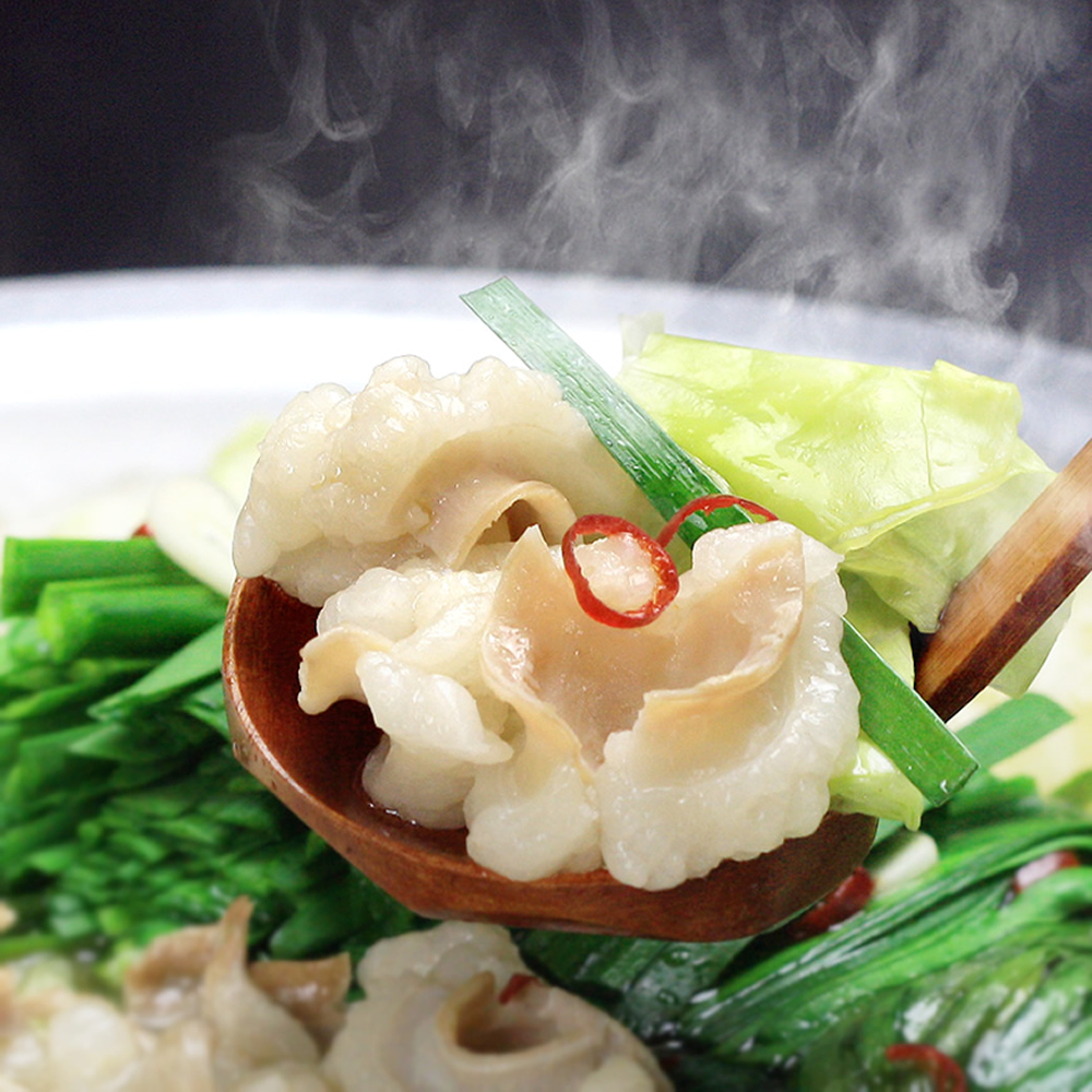 博多もつ鍋セット（九州醤油仕立て）国産牛もつ 600g　4～6人前 