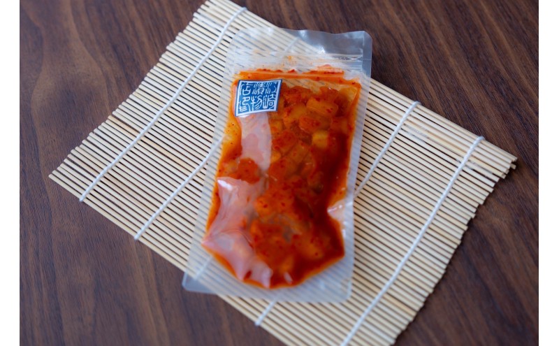 キムチ 大根キムチ 100g×4パック 大根 漬物 発酵食品 韓国 手作り ご飯 おかず お酒 つまみ 国産 福岡県 ※配送不可:北海道・沖縄・離島