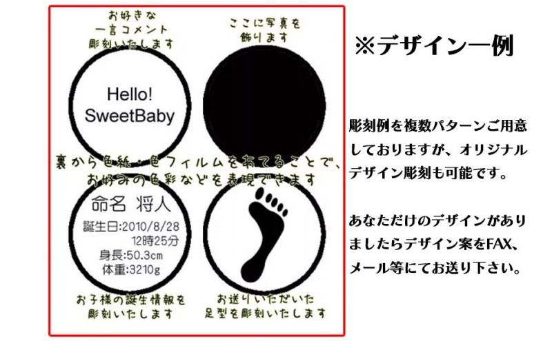 【オーダーメイドで作る】あなただけのオリジナルガラスアート・記念プレート【額装付】