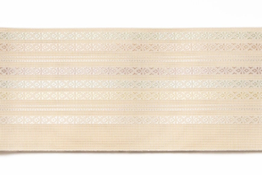 伊達締め 博多織 紗伊達締め かすみ はなあかり [西村織物 福岡県 筑紫野市 21761277] 正絹 浴衣 着物 シルク 絹