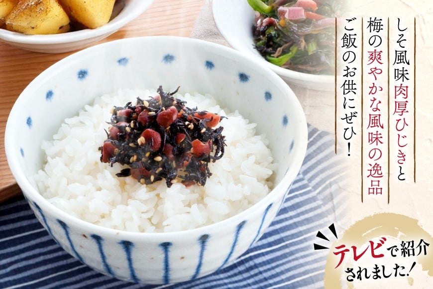 秘密のケンミンSHOW極で紹介！ 梅の実ひじき 150g 4個 セット 計600g [十二堂 福岡県 筑紫野市 21761295] ご飯のお供 ごはんのお供 ふりかけ 梅 えとや ひじき