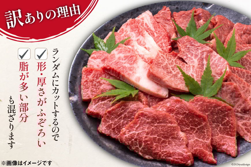 訳あり 博多和牛 A4〜A5 切り落とし 焼肉   (肩ロース or バラ）500g×2 計1kg 化粧箱 / MEAT PLUS / 福岡県 筑紫野市 [21760470] 肉 牛肉 和牛 黒毛和牛 冷凍