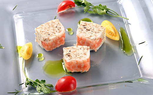 海老とマッシュルームのテリーヌ　300g【配送不可地域：離島】【1085032】