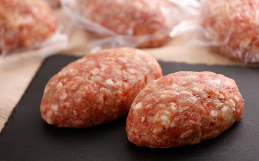 粗挽きポークハンバーグ　150g×20個　合計3kg【配送不可地域：離島】【1607725】