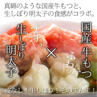 博多名物Aセット 「明太醤油もつ鍋」と「博多和牛スライス」各2〜3人前【配送不可地域：離島】【1526378】