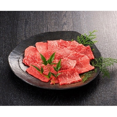 福岡県産・A5博多和牛もも赤身焼肉用　600g(300g×2パック)【配送不可地域：離島】【1099718】
