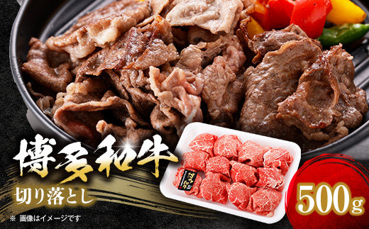 【博多和牛】切り落とし500g【配送不可地域：離島】【1434297】