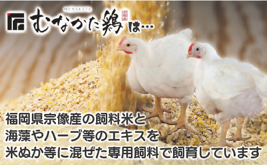 宗像産ブランド鶏【むなかた鶏】モモ肉2kg（平飼い）【JAほたるの里】_HA1417