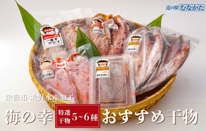 北野水産加工おすすめ干物詰合せ【道の駅むなかた】_HA1819