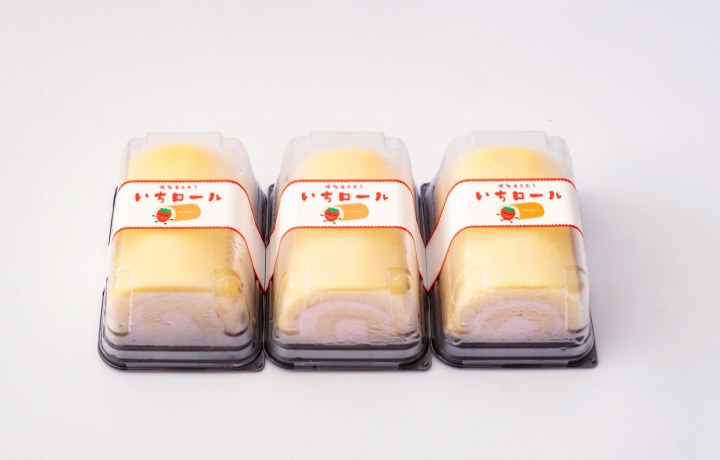 博多あまおうロールケーキ「いちロール」3個セット【道の駅むなかた】_HA1831