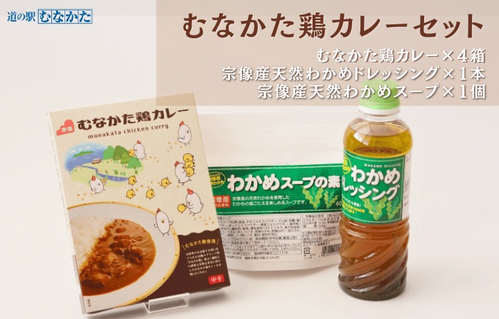 むなかた鶏カレーセット【道の駅むなかた】_HA1839