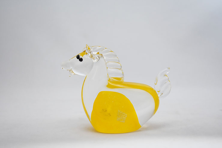 【期間限定】干支 金午 SE-076YE【粋工房】_HA1880