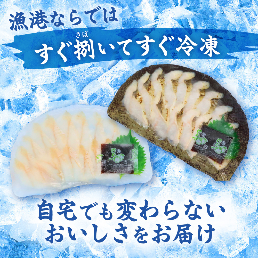 あなごセット（あなご炙り刺し、あなご刺身、煮あなご）【宗像漁協】_HA1518