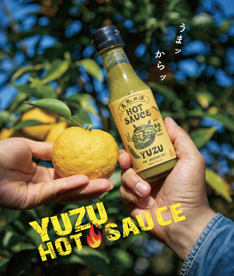 【一週間以内に発送】旨味爆発！柚子香る国産クラフトホットソース「青鬼の涙」3本セット【フミ子印】_HA1677
