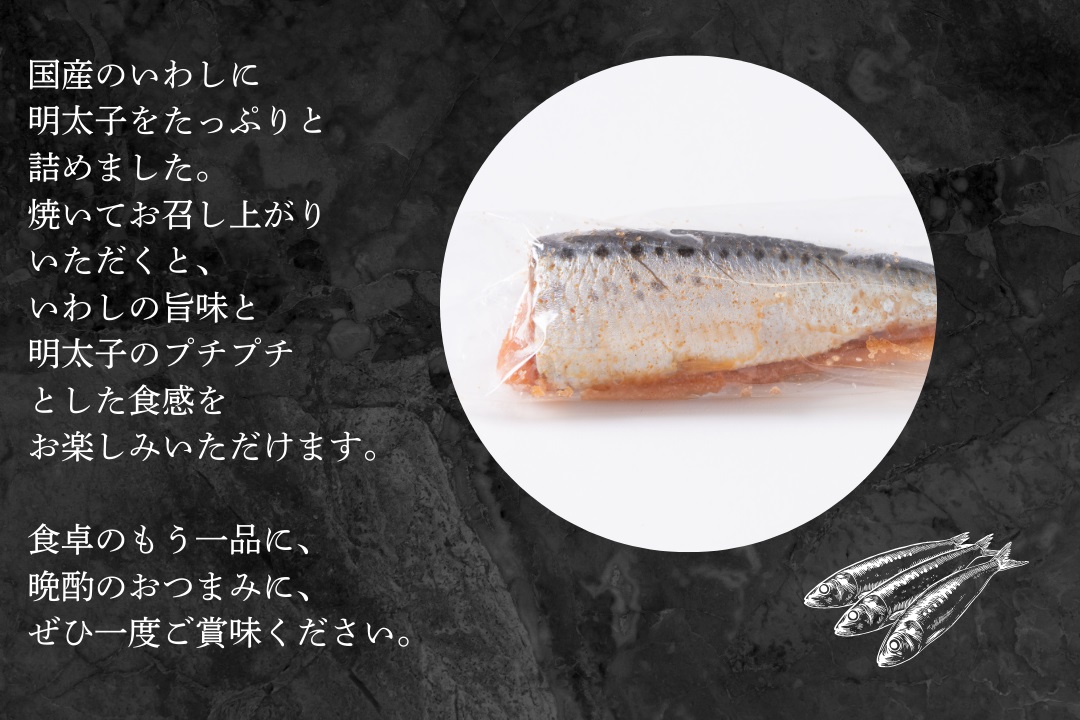 食卓応援　いか明太・いわし明太子セット【ちかえフーズ】_HA1662