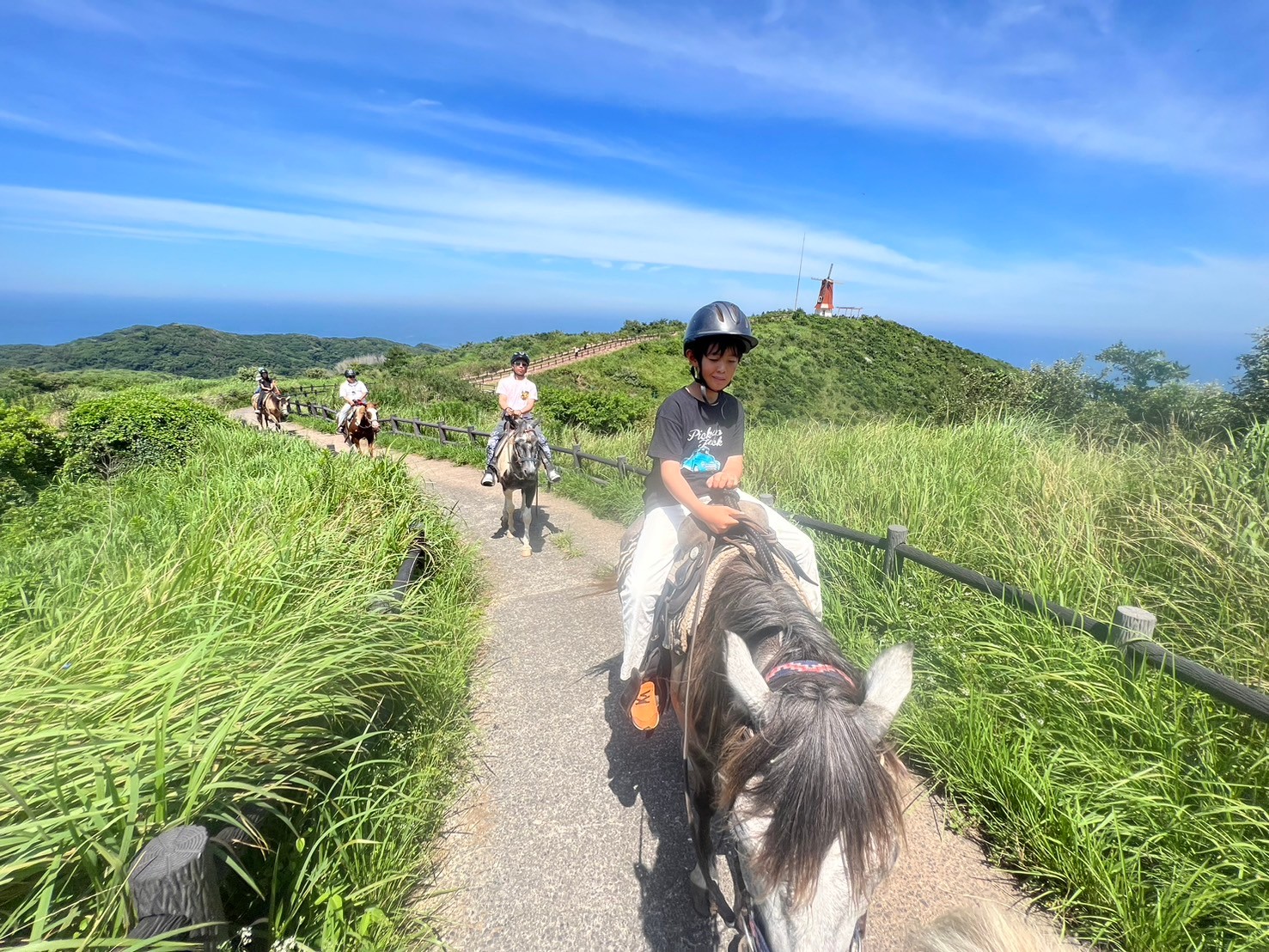 ミニ遠乗り体験チケット【カナディアンキャンプ大島牧場】_HA1804
