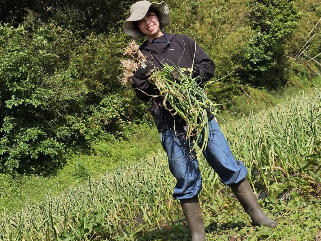にんにくの芽みそ120g×2本　にんにく塩麴130g×1本（自然栽培のにんにくシリーズ）【むなかたひかり】_HA1598