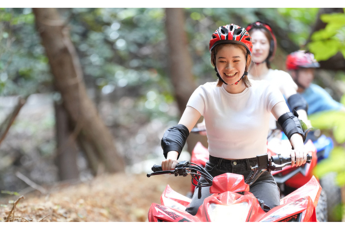 むなかた牛特選BBQコース＆バギー体験チケット　４名様【宗像大島リゾート】_HA1891