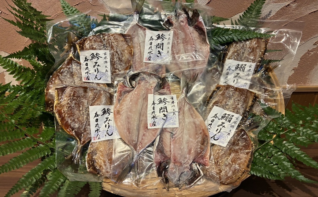 大島ひものセット【海神（わだつみ）】_HA2002 干物 ひもの 鯵 鰯 あじ いわし 福岡県宗像市 宗像市 福岡 宗像